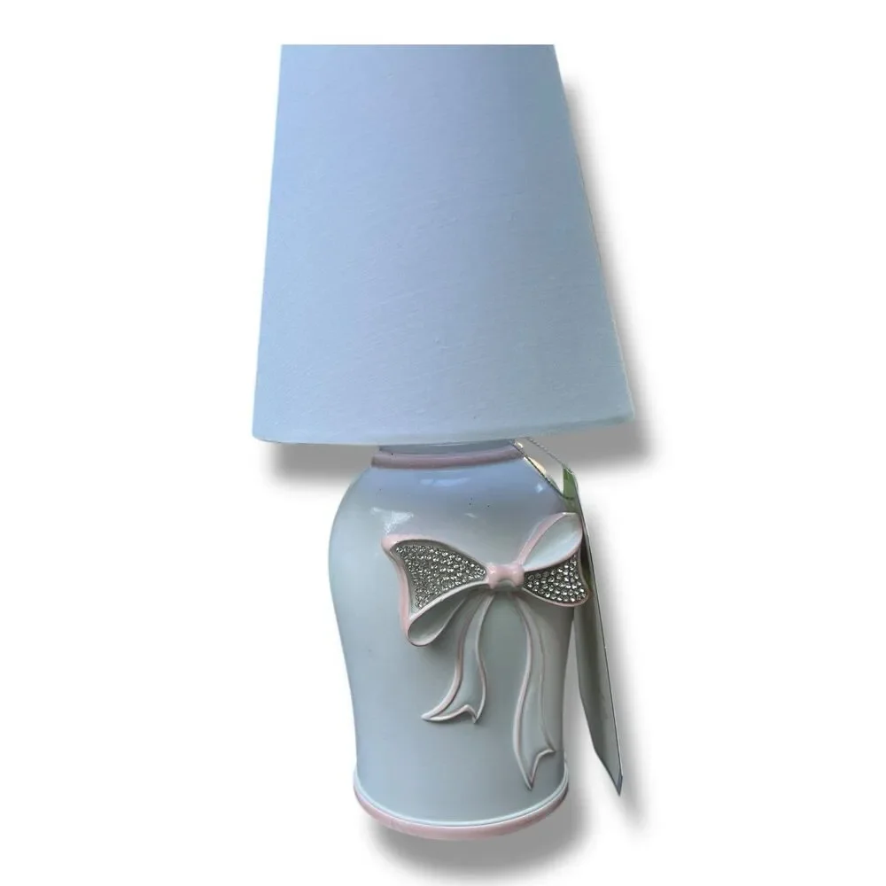 Coquette Bow Dimmable Tableside Nightlight Lamp